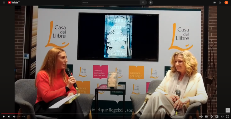 Presentación del libro Sombras sutiles de bambú en La Casa del Libre en Barcelona